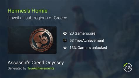 Hermes's Homie Achievement in Assassin's Creed 